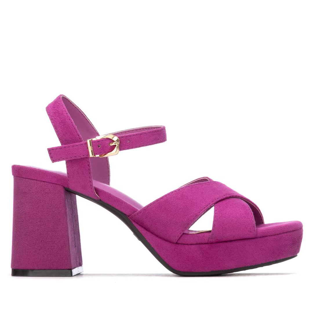 Fushia platfrom Sandal