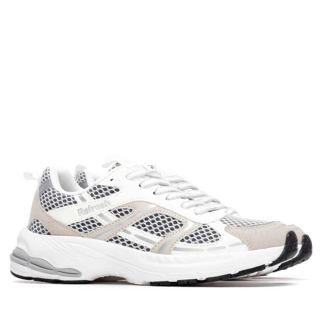 Refresh silver and white trainers