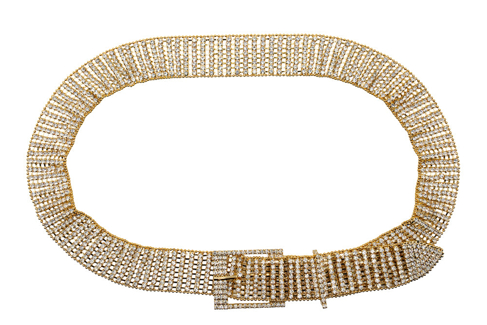 Shannon Crystal Glam Waist Belt