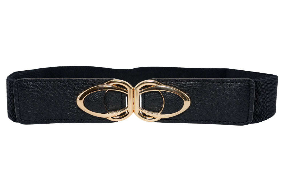 Sarah Black Stretch Waist Belt
