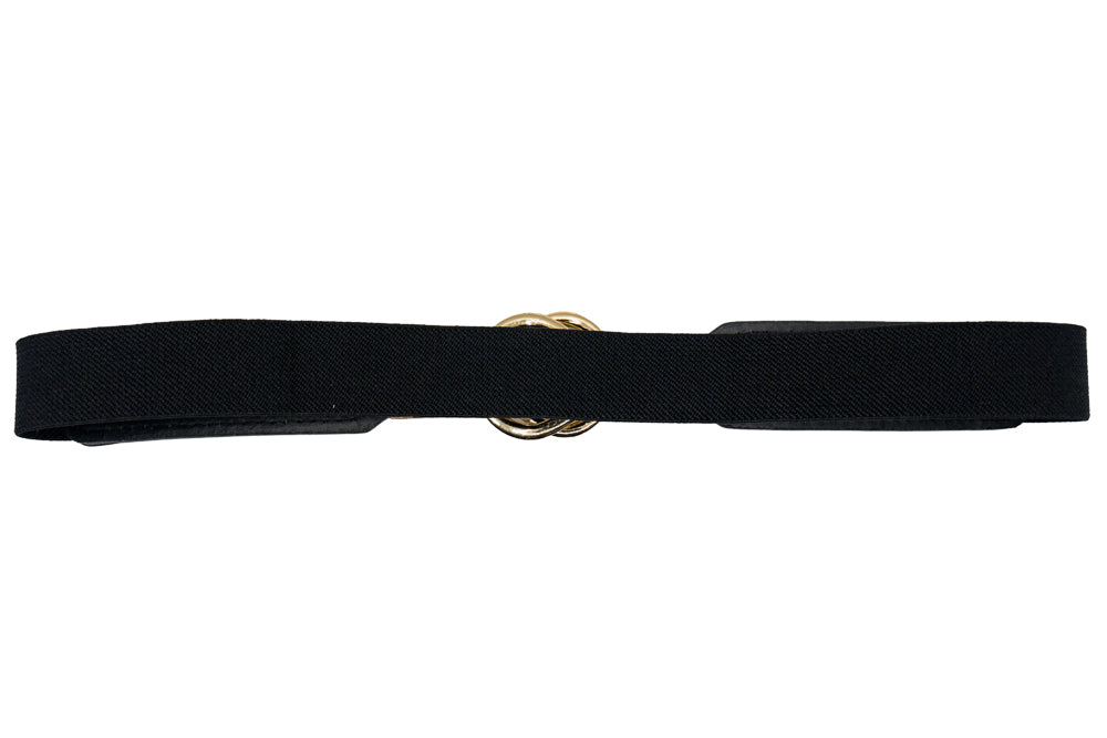 Karen Black Elastic Waist Belt