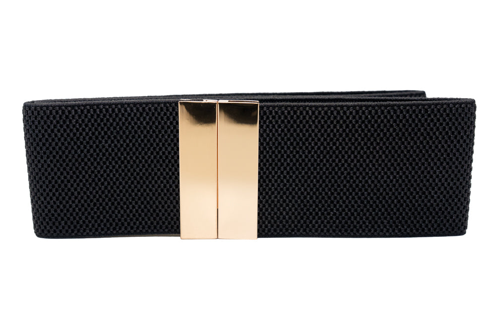 Barbara Black Stretch Waist Belt