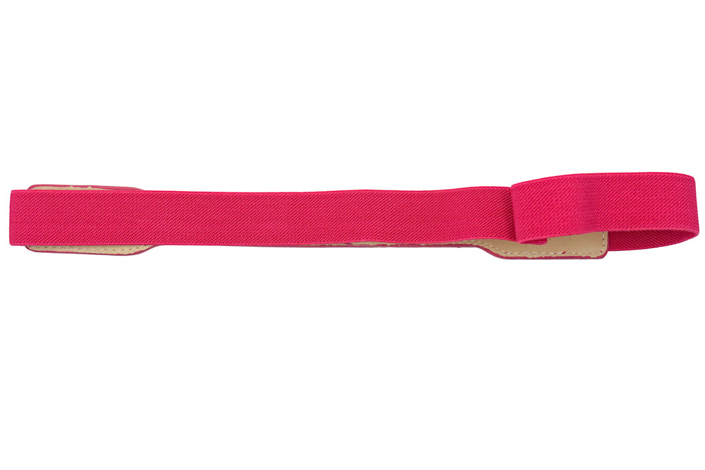 Coleen Hot Pink Elastic Waist Belt