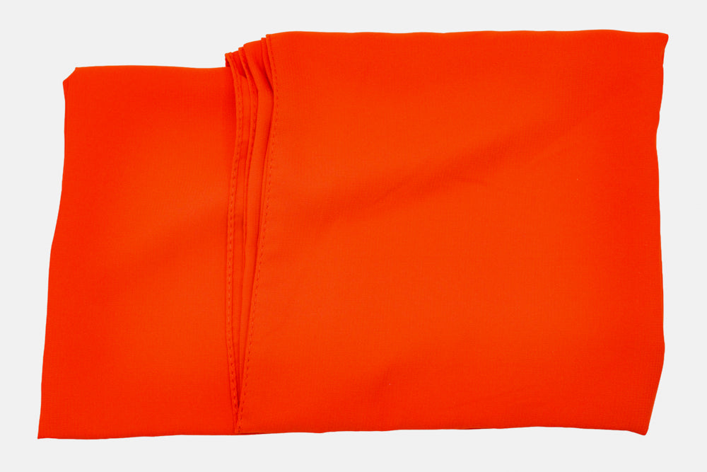 Vibrant Orange Chiffon Pashmina Scarf