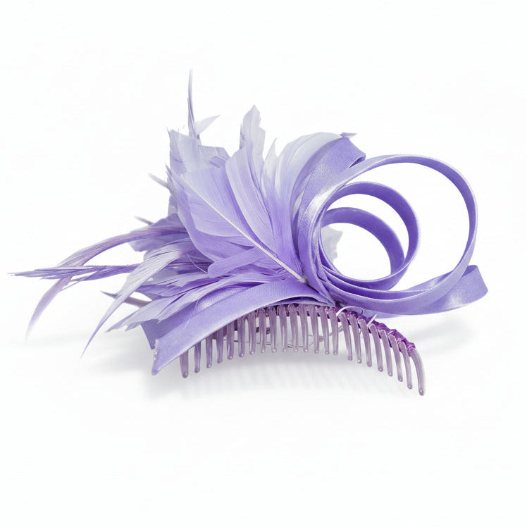 Lilac fascinator