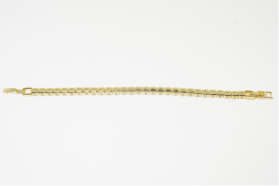Gold Diamond Tennis Bracelet