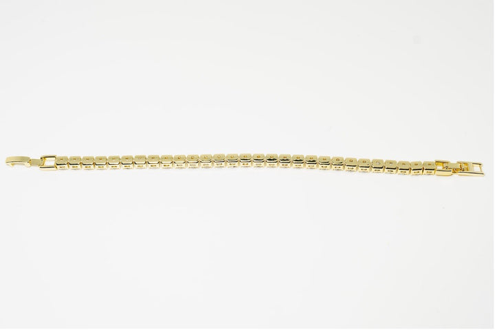 Gold Diamond Tennis Bracelet