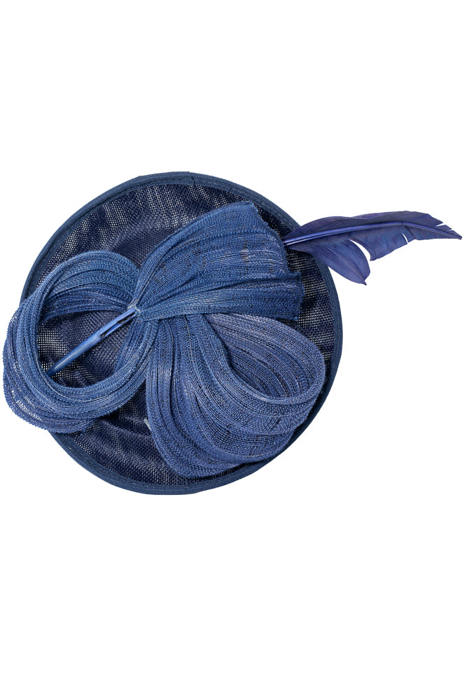Nina Navy Blue Fascinator Hat