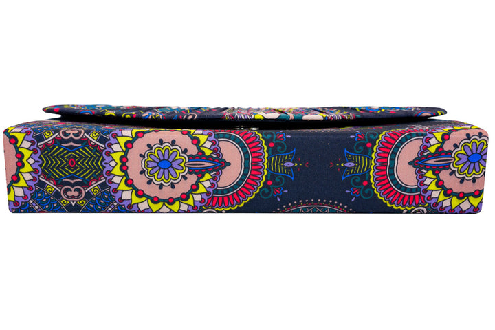 Matching Set Pattern Print Bag and Red Pashmina Bundle