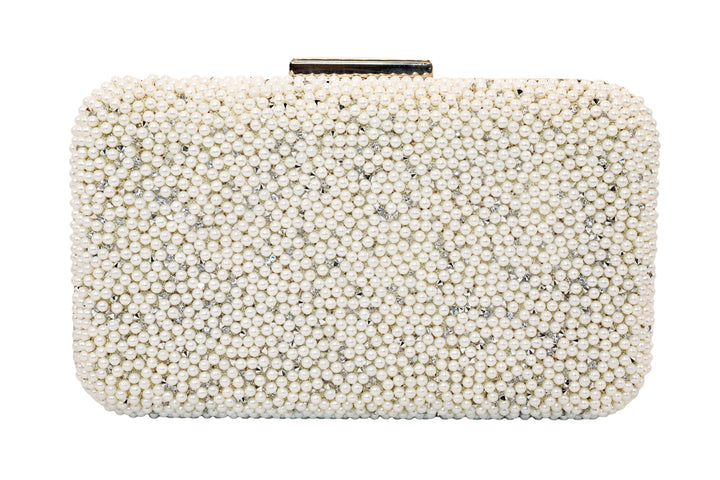 Eve Luxury pearl evening clutch handbag