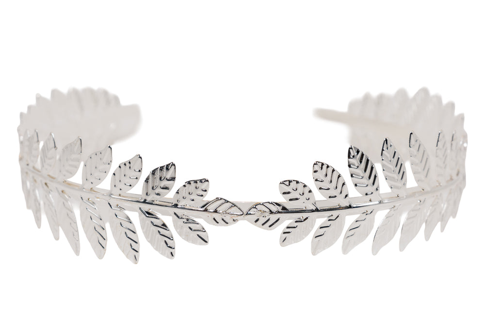 Laurel Silver Leaf Headband