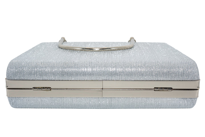 Lola Silver Shimmer Evening Handbag