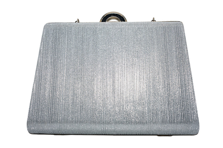 Lola Silver Shimmer Evening Handbag