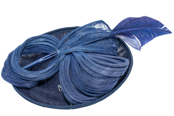 Nina Navy Blue Fascinator Hat