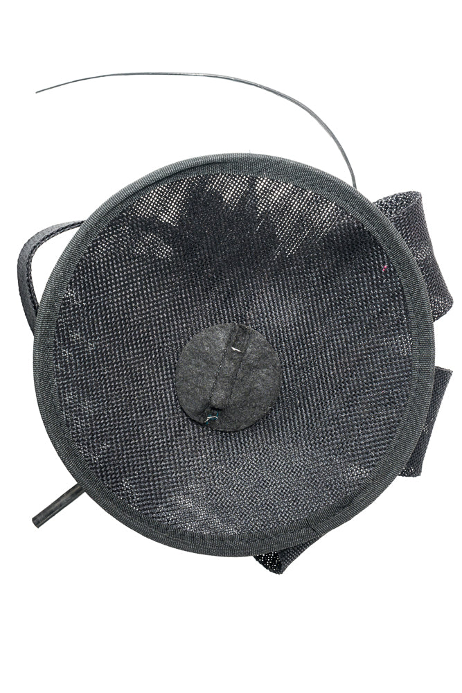 Fiona Black Fascinator Headpiece