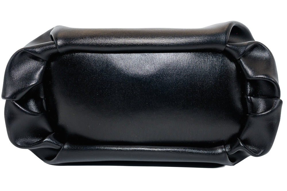 Polly Black Braided Handle Mini Handbag