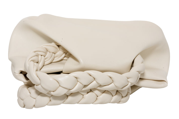 Polly Cream Plait Handle Handbag