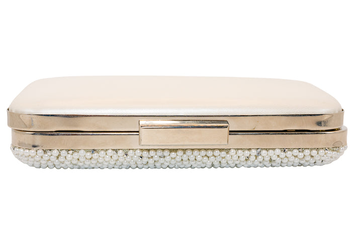 Eve Luxury pearl evening clutch handbag