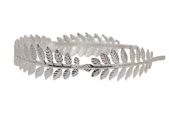 Laurel Silver Leaf Headband