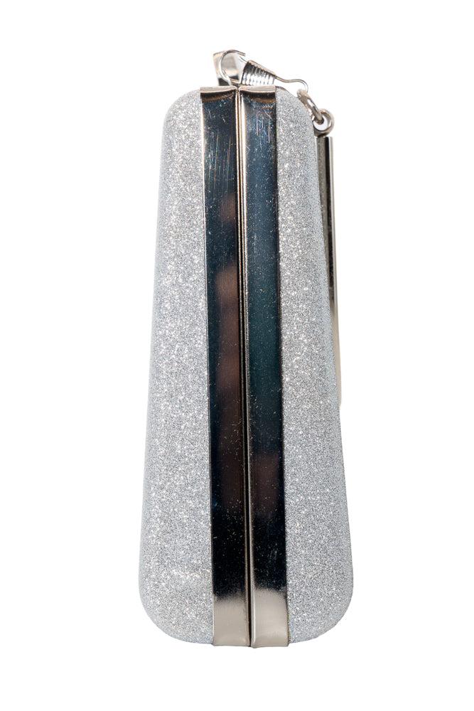 Lola Silver Glitter Handbag