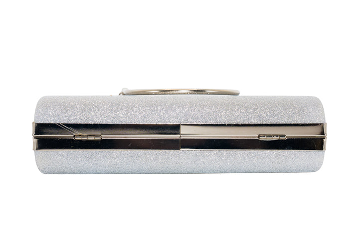 Lola Silver Glitter Handbag