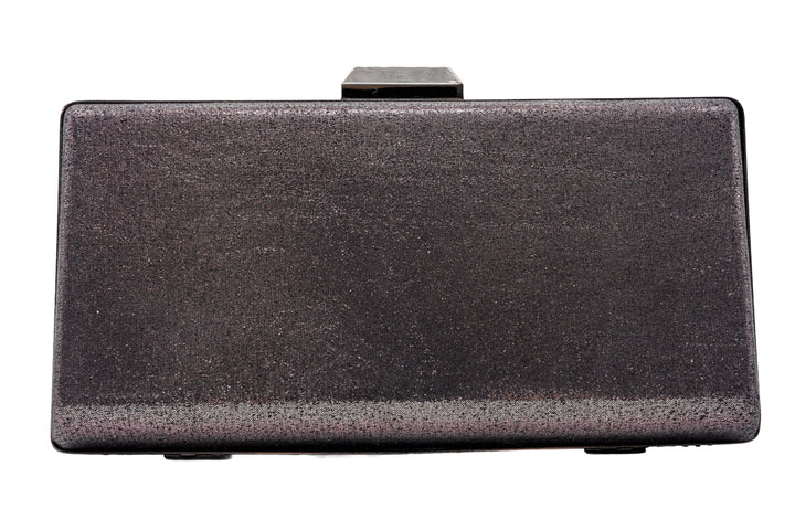 Amy Grey Embellished Clutch Bag