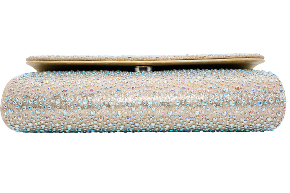 Dee Gold AB Stone Clutch Bag