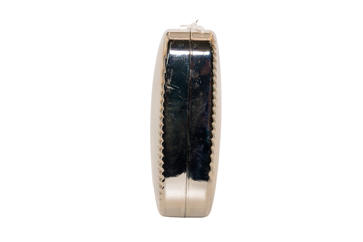 Gia Gold Metallic Evening Clutch Bag