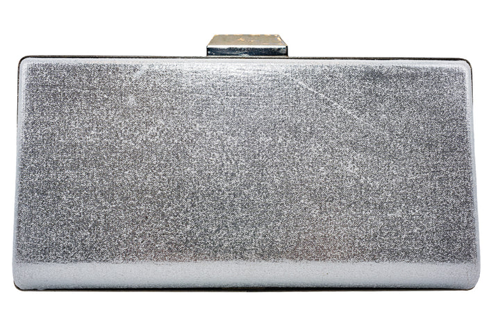 Amy Silver Diamante AB Clutch Bag