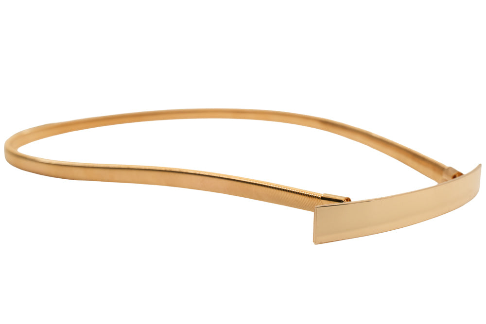 Pam Gold Stretch Belt