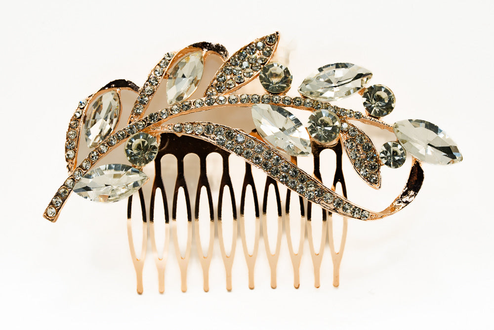 Lydia Gold Tone Hairpiece
