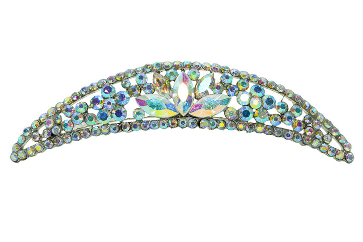 Drive Small Aurora Borealis Silver Tiara