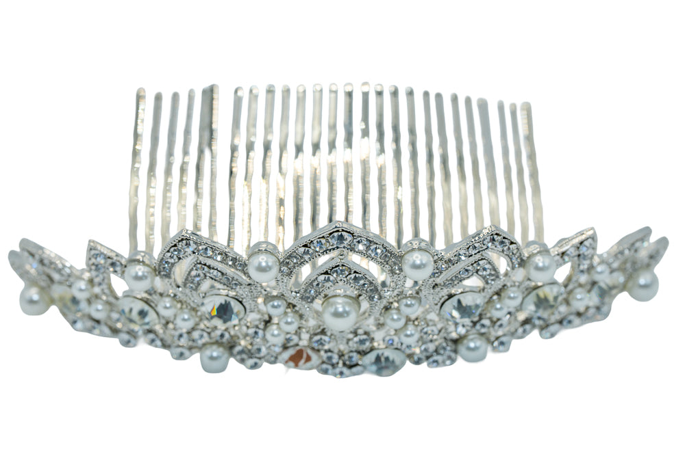 Molly Silver With Pearl Tiara