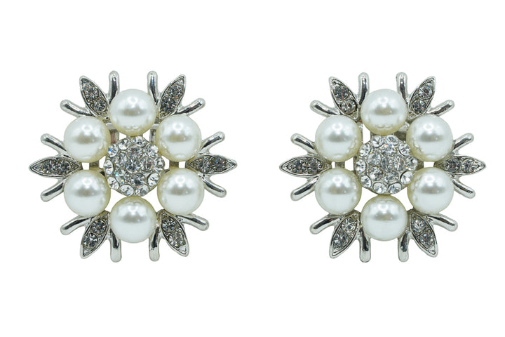 Pam Silver and Pearl Shoeclip