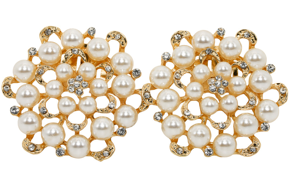 Gia Gold and Pearl Shoeclip