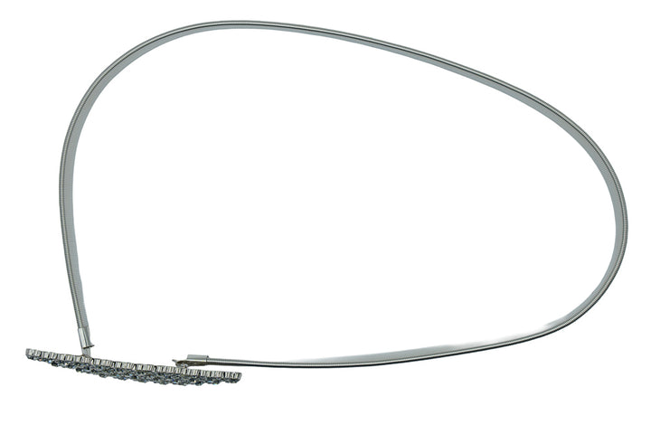 Diana Silver Emebellished Buckle Belt
