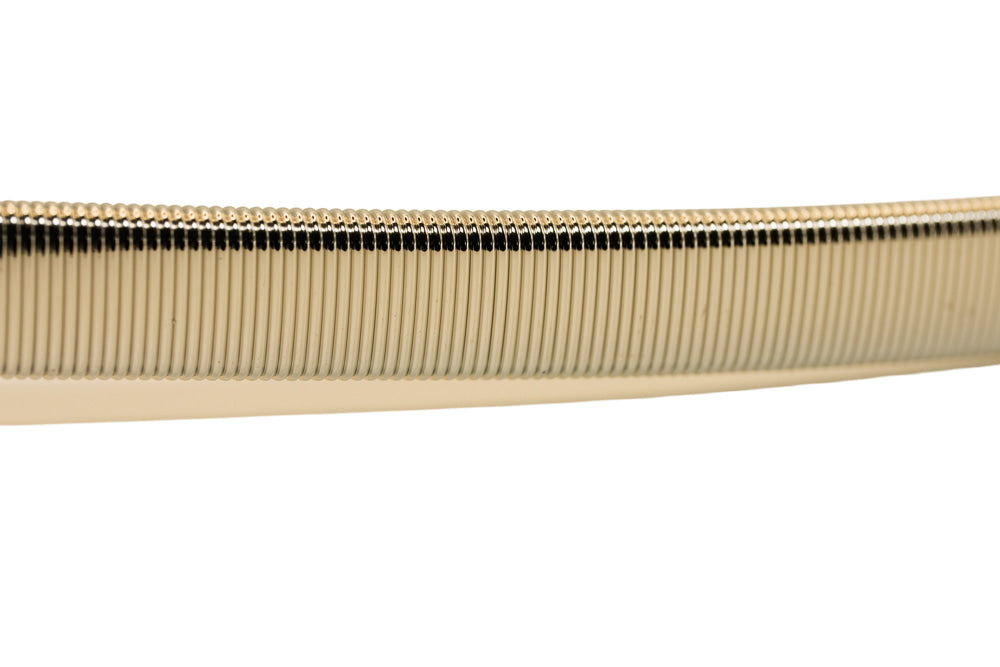 Luxury Gold Rhinestone Leaf Buckle Belt