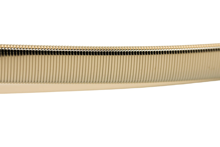 Luxury Gold Rhinestone Leaf Buckle Belt