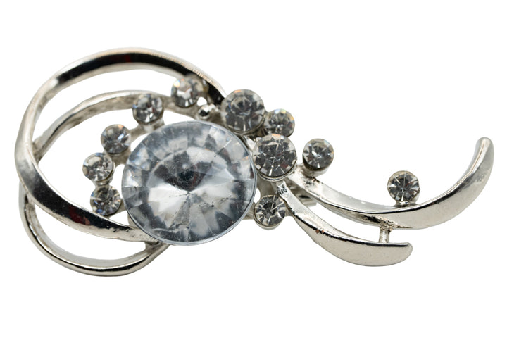 Shonagh Swirl Silver Brooch