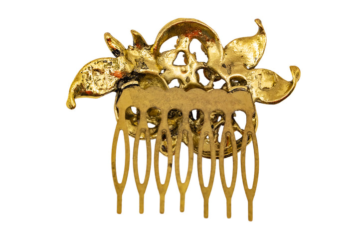 Erin Vintage Gold-Tone Rhinestone Small Hairpiece