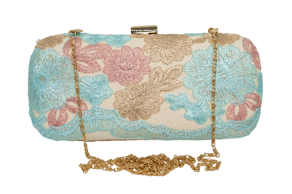 Emma Embroidered Handbag And Pashima
