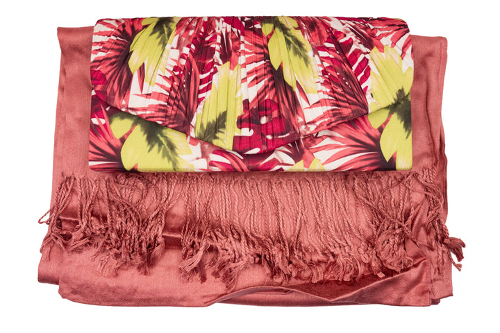 Tamara Tropical Handbag And Pashmina