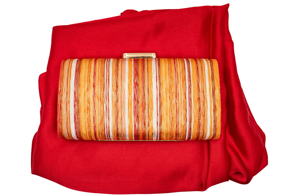 Orielle Stripe Handbag And Pashmina