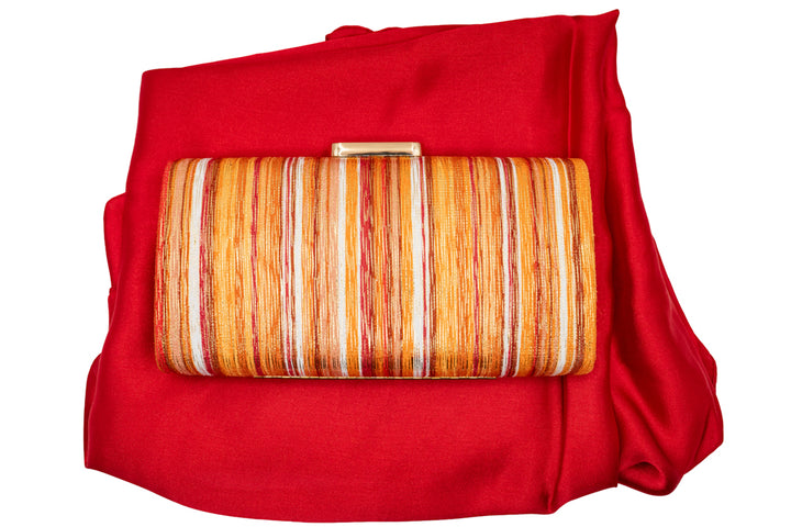Orielle Stripe Handbag And Pashmina
