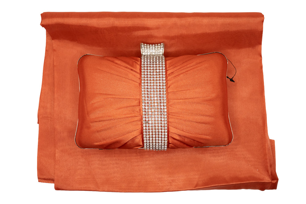 Tara Tangerine Handbag And Pashmina
