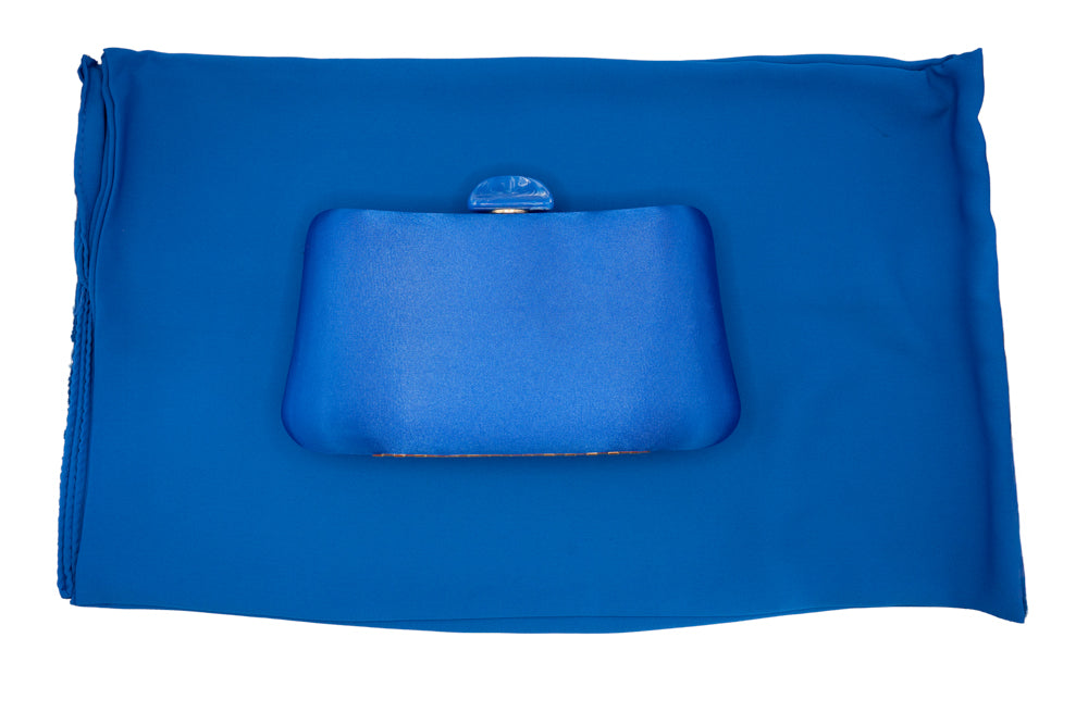 Rena Royal Blue Handbag And Pashmina