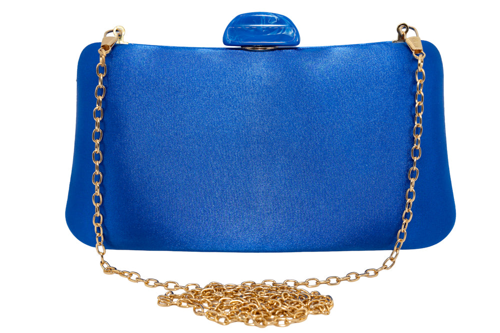 Rena Royal Blue Handbag And Pashmina