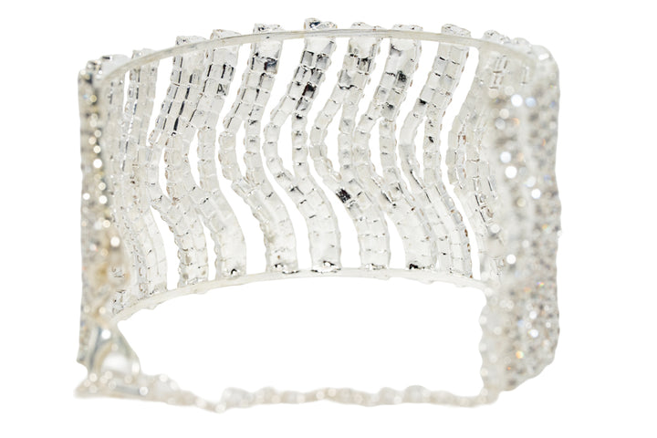 Cara Diamante Cuff Bangle Bracelet