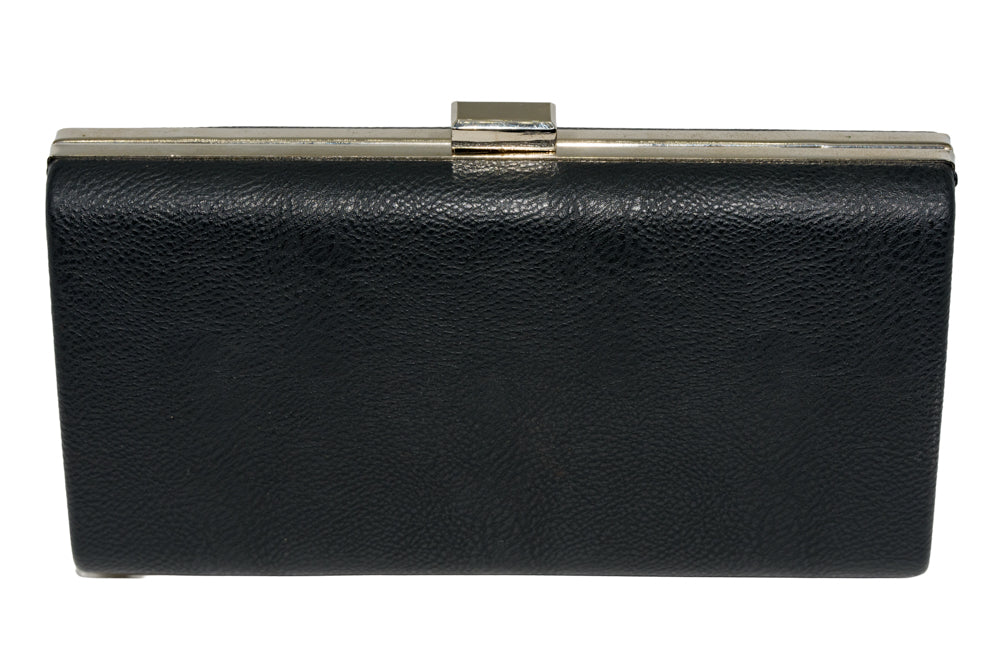 Trina Bag – Classic Black with Silver-Tone Chain Strap