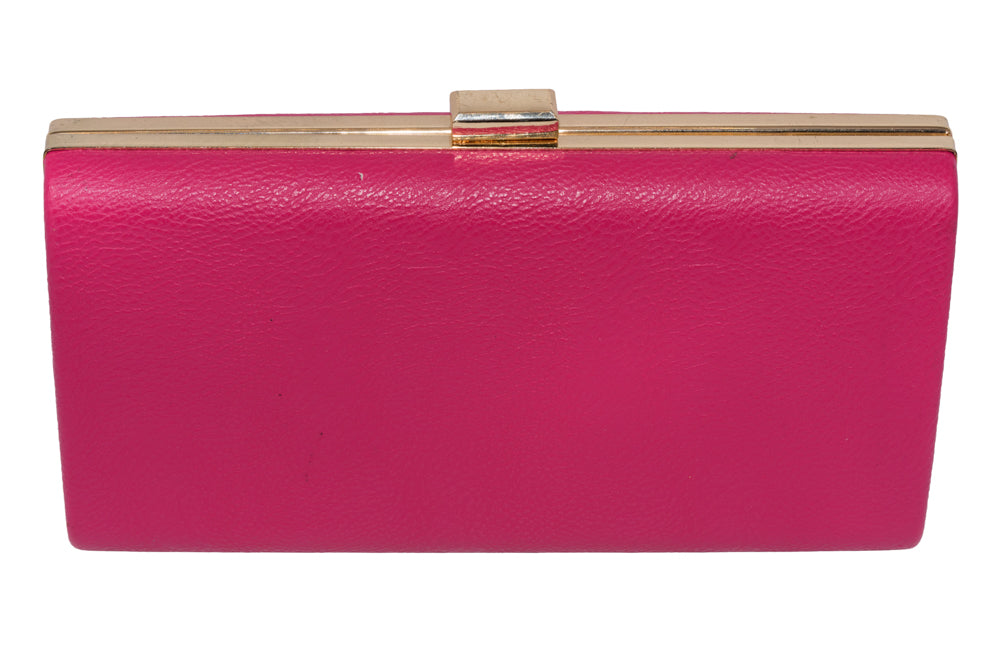 Trina Fushia gold Handbag